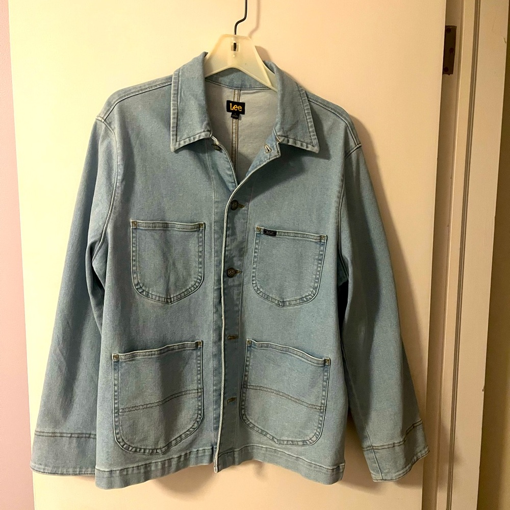 Lee Light Blue Denim Utility Jacket